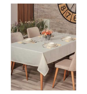Tischtuch, Creme, 100% Polyester