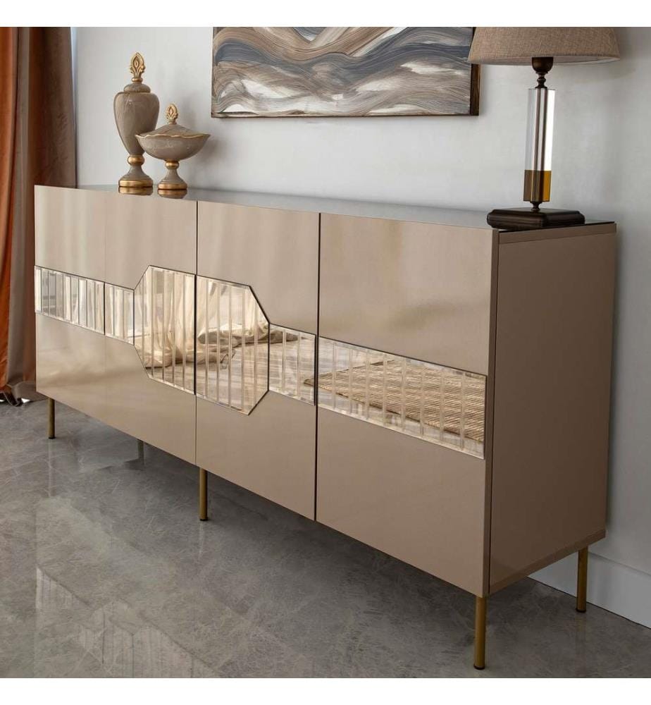 Console, Bronze, Gold, MDF