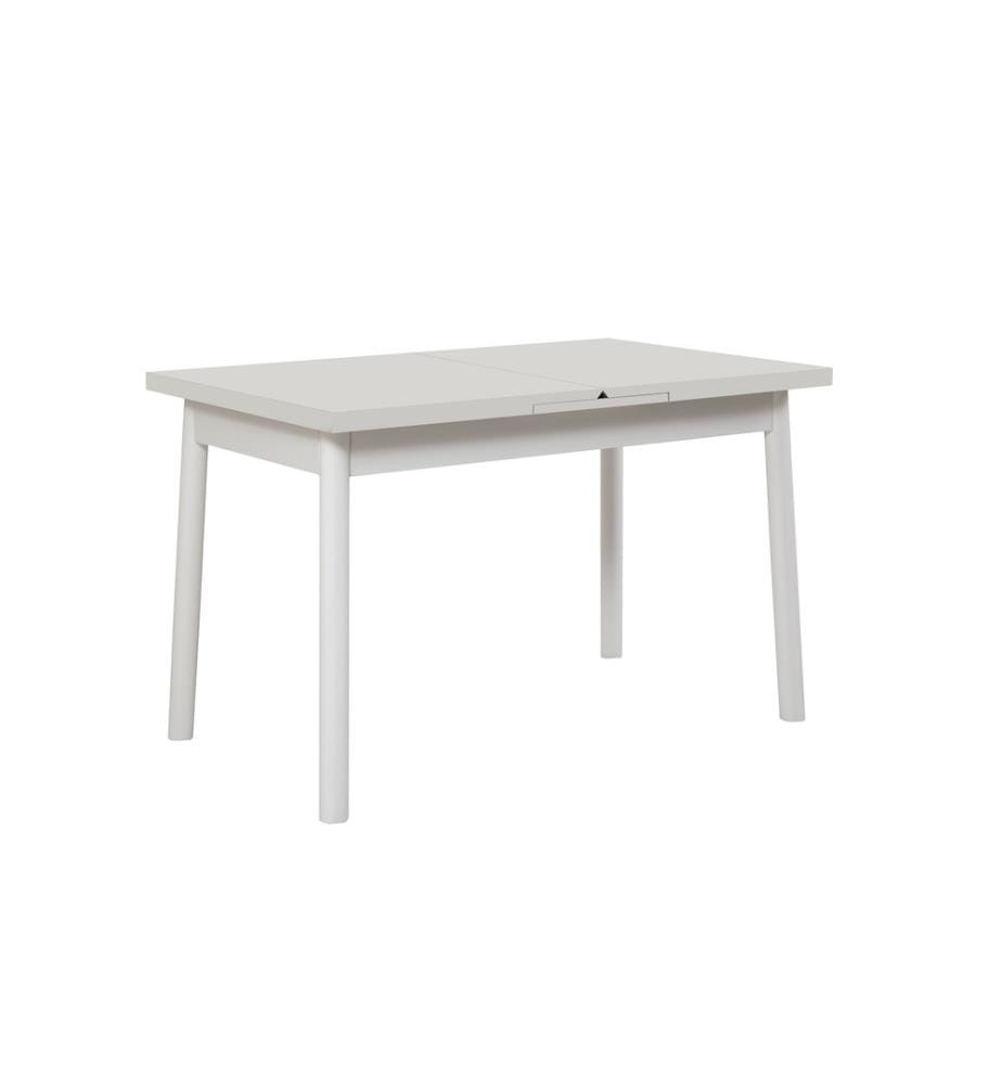 Tisch & Stühle Set , 6-teilig, Weiss, Melaminbeschichtete Spanplatte