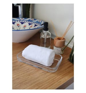 Tablett, Transparent, 100% Glas