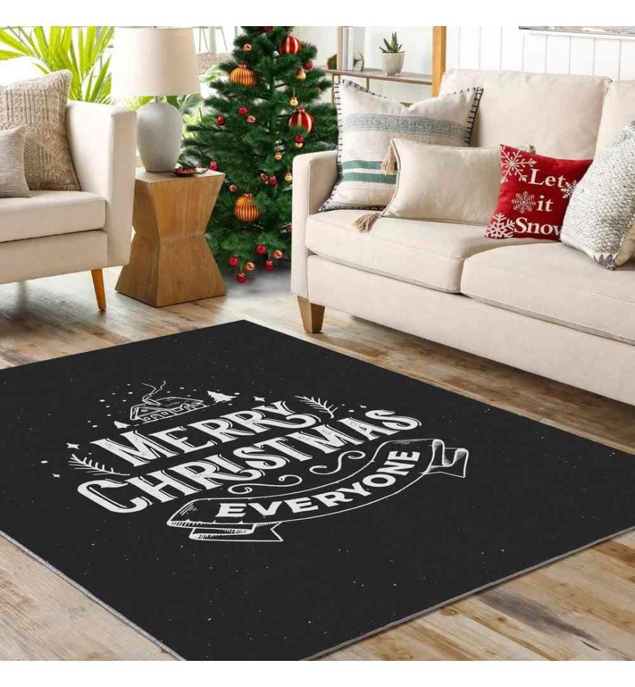 Tapis, 80 x 150, , Black White, 70% Coton - 30% Polyester, 1450 gr-m²,
