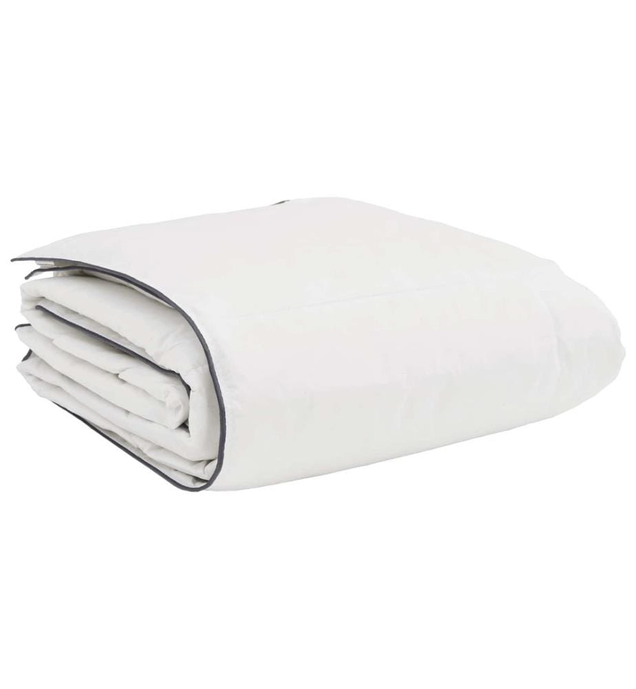 Winterbettdecke mit Kissen 2 pcs Weiss Down Feather