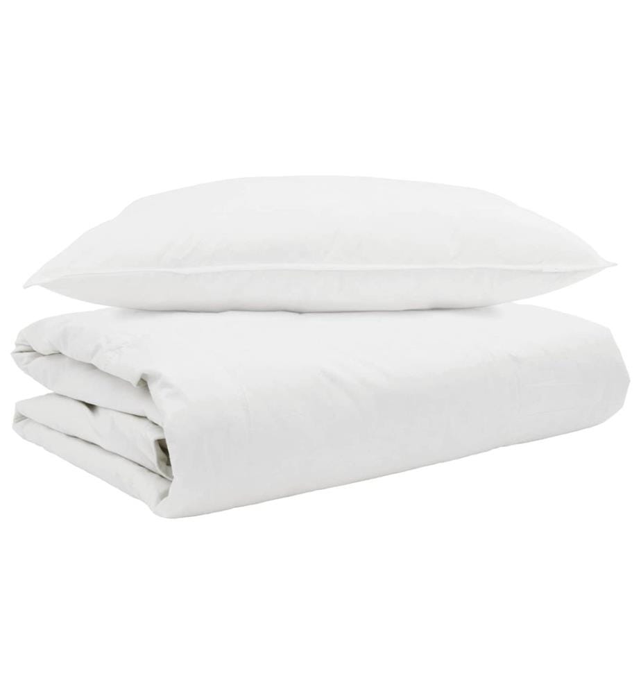 Sommerdecke mit Kissen 2 pcs Weiss Down Feather