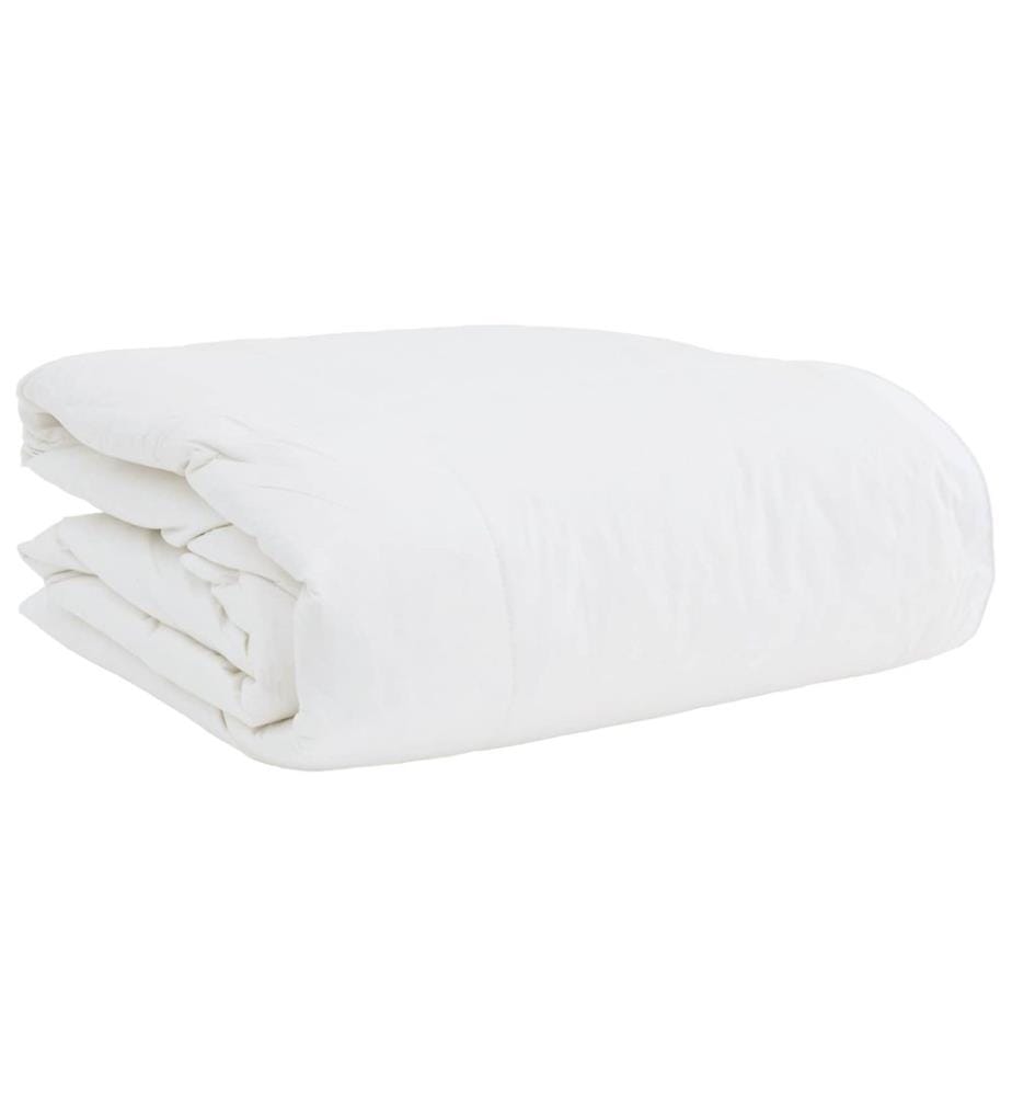 2-in-1 Bettdecke mit Kissen 2 pcs Weiss Down Feather