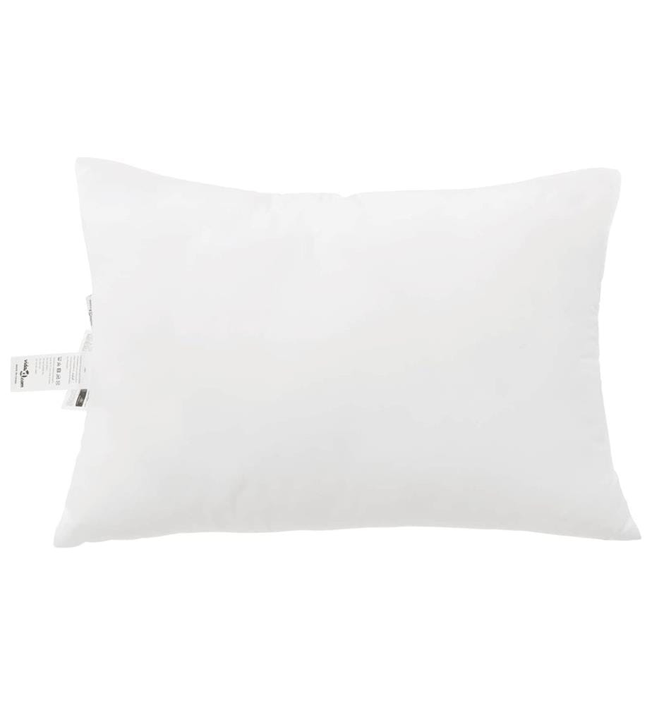 Bettdecke mit Kissen 2 pcs Weiss Mikrofaser