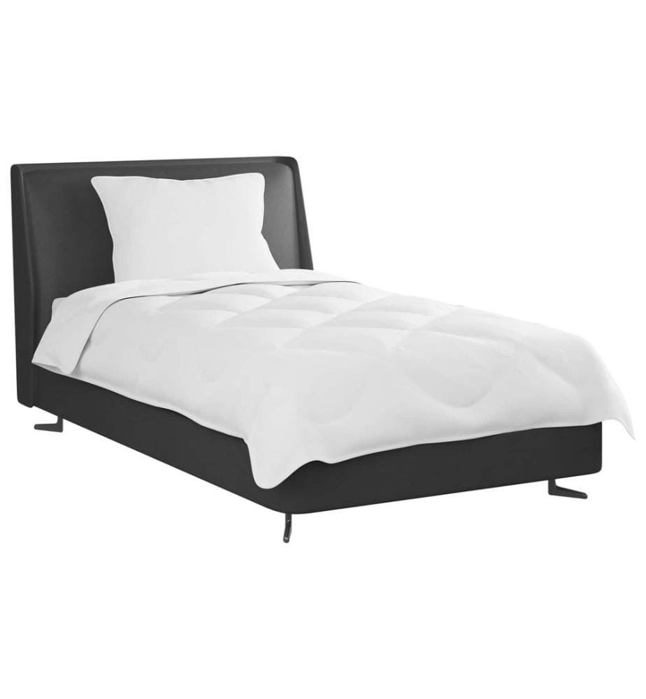 Bettdecken Set mit Kissen 2 pcs Weiss Mikrofaser