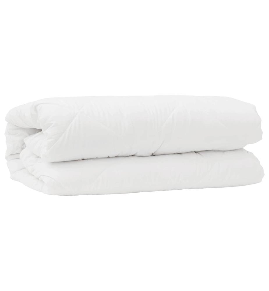 Bettdecken Set mit Kissen 2 pcs Weiss Mikrofaser