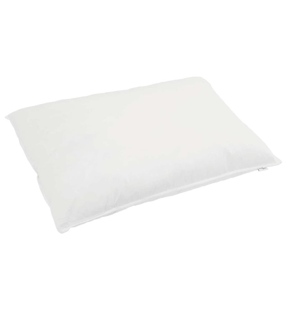 Bettdecken Set mit Kissen 3 pcs Weiss Daunenfeder