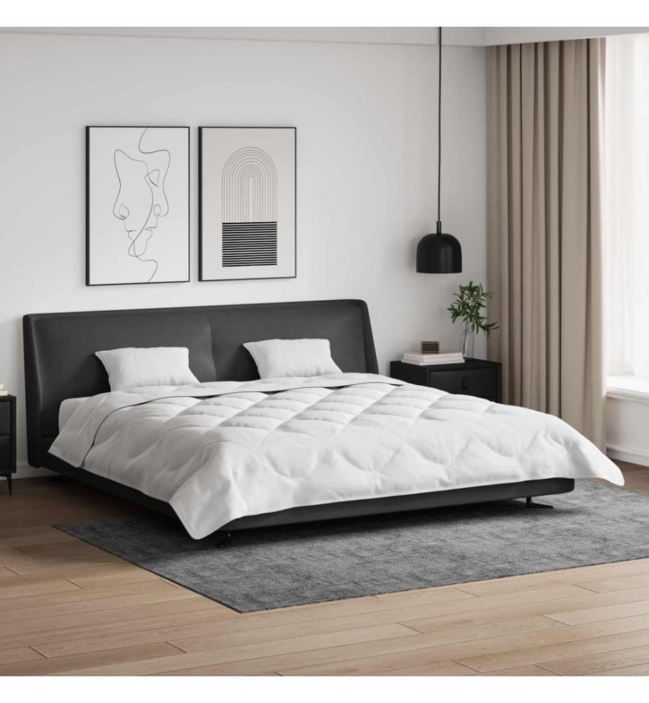 Sommerdecke mit Kissen 3 pcs Weiss Mikrofaser