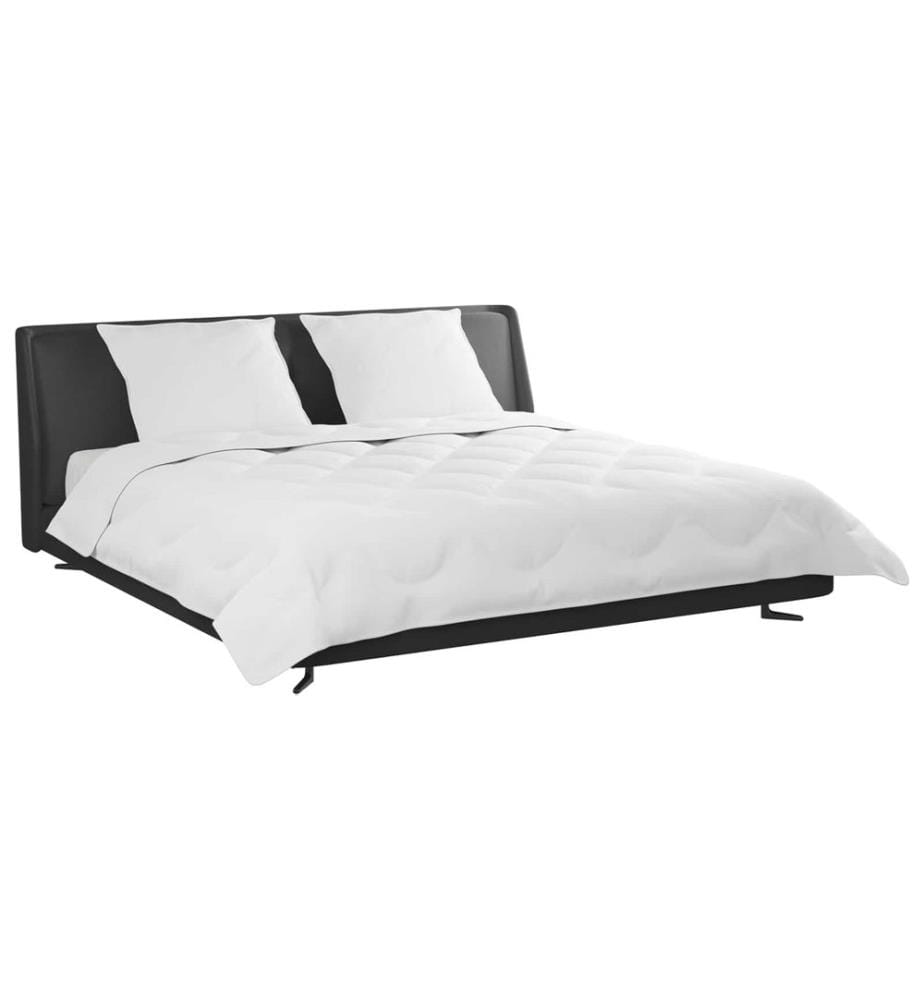 Couette avec oreiller 3 pcs Blanc Microfibre