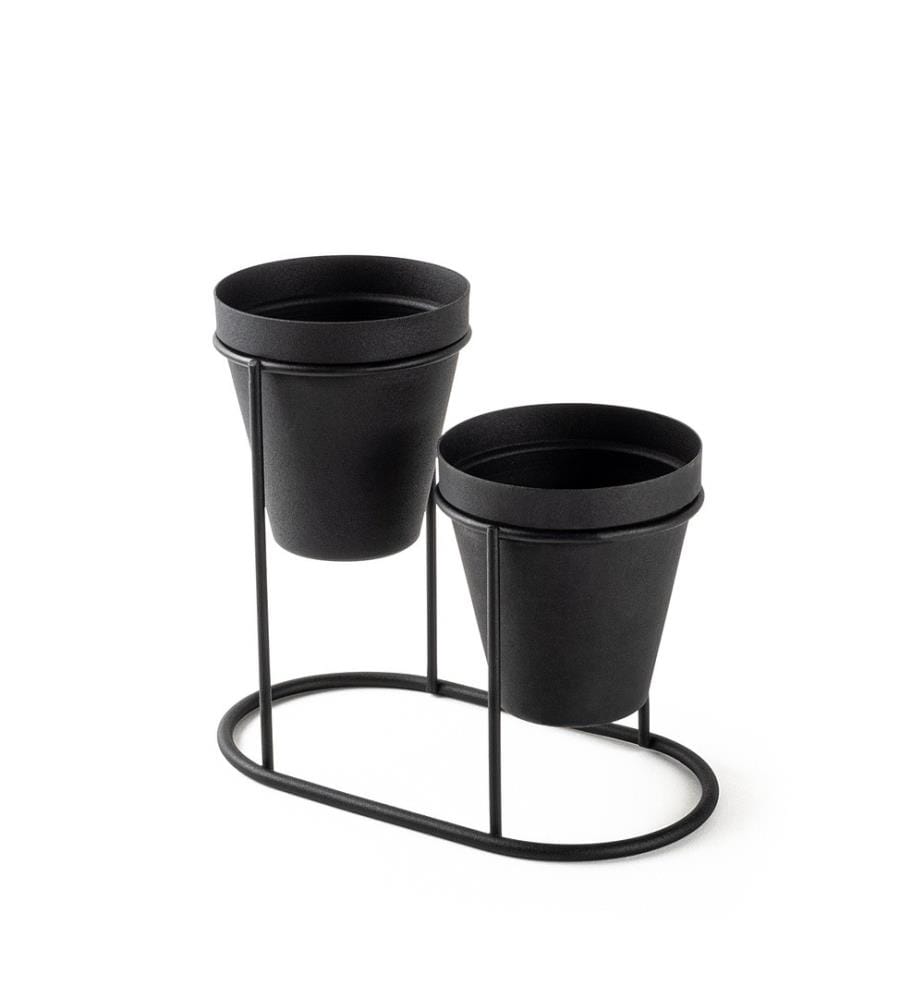 Dekoratives Metall-Accessoire, Schwarz, 100% Metall