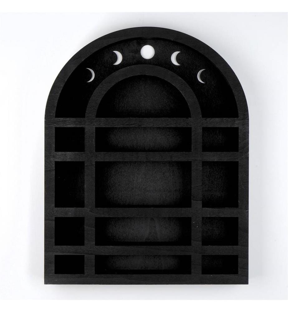 Accessoire mural décoratif, noir, 100% bois