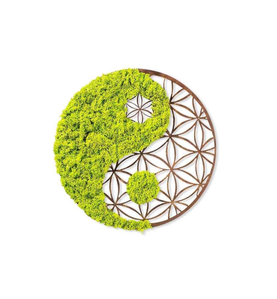 Dekoratives Wand-Accessoire, grün, braun, 100% MDF - Moss