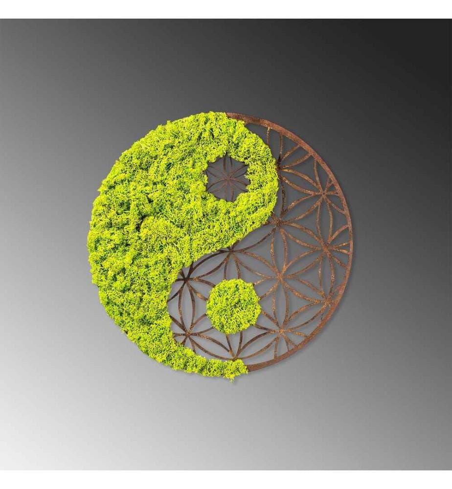 Dekoratives Wand-Accessoire, grün, braun, 100% MDF - Moss