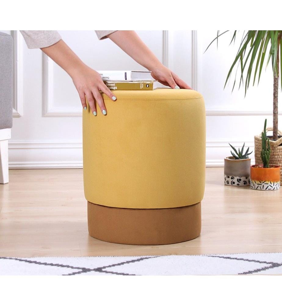 Jaune, Sacs De Haricots Classiques, 50% De Coton , 50% De Velours