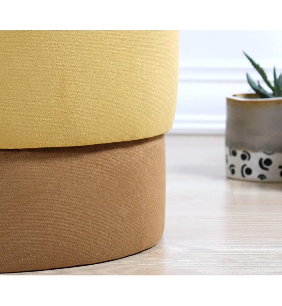 Jaune, Sacs De Haricots Classiques, 50% De Coton , 50% De Velours