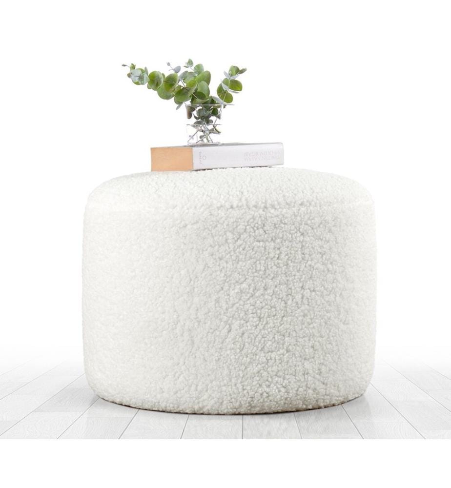 Blancs, Sacs De Haricots Classiques, Faux Pelz