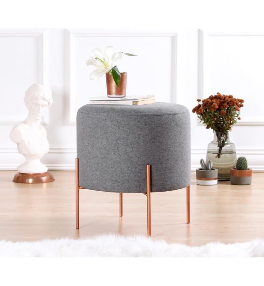 Gris, Sacs De Haricots Classiques, 50% Coton , 50% De Linge