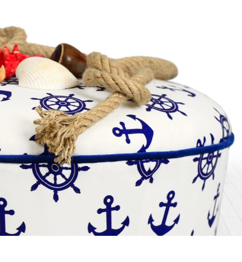 Bleu, Blanc, Sacs De Haricots Classiques, Microfibre