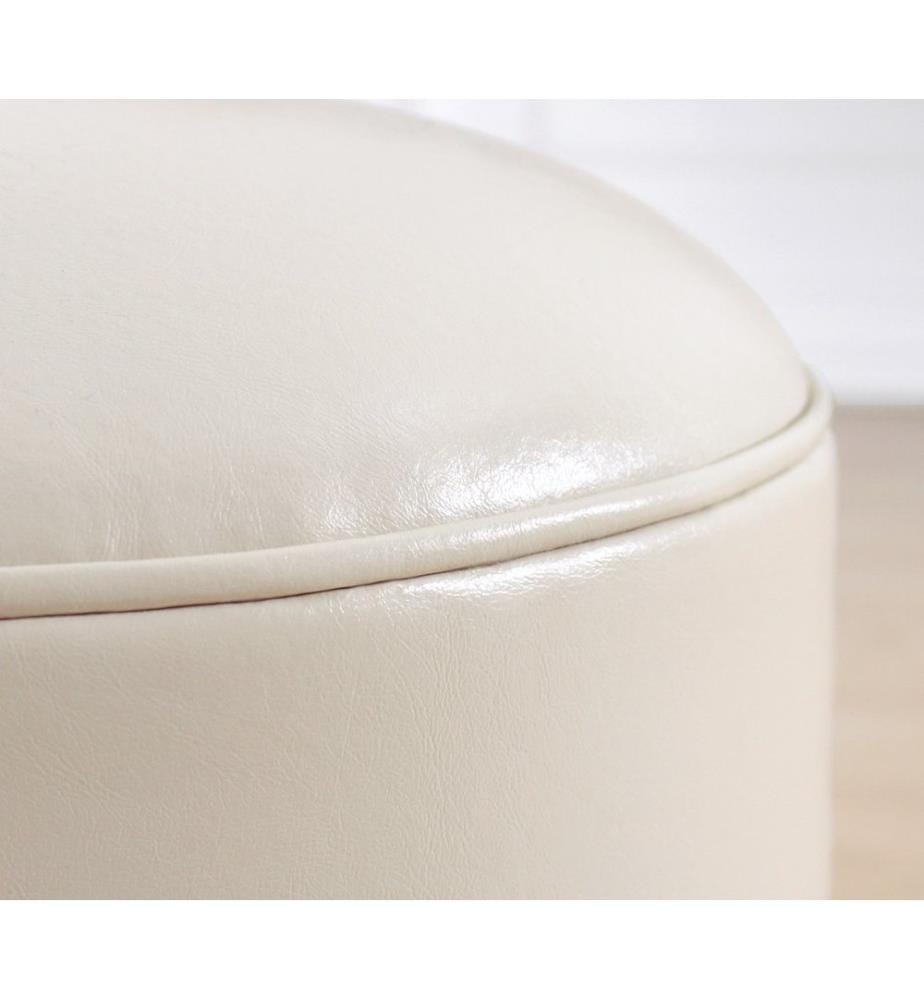 Crème, Sacs De Haricots Classiques, Cuir Synthétique