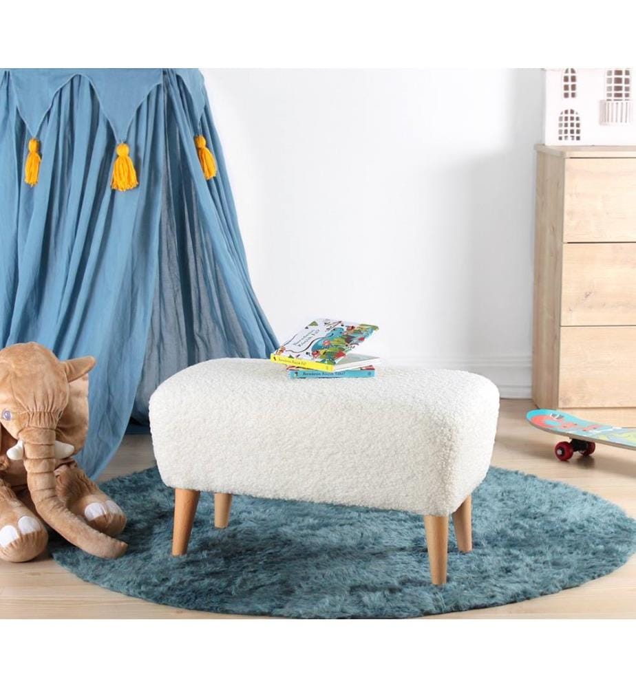 Blancs, Sacs De Haricots Classiques, Faux Pelz