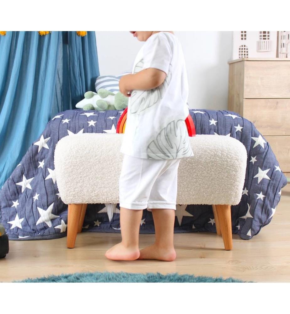Blancs, Sacs De Haricots Classiques, Faux Pelz