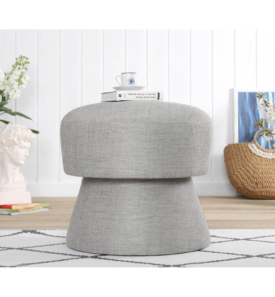 Sessel, Hellgrau, 50% Baumwolle / 50% Linen