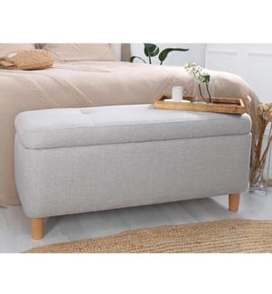 Sessel, Hellgrau, 50% Baumwolle / 50% Linen