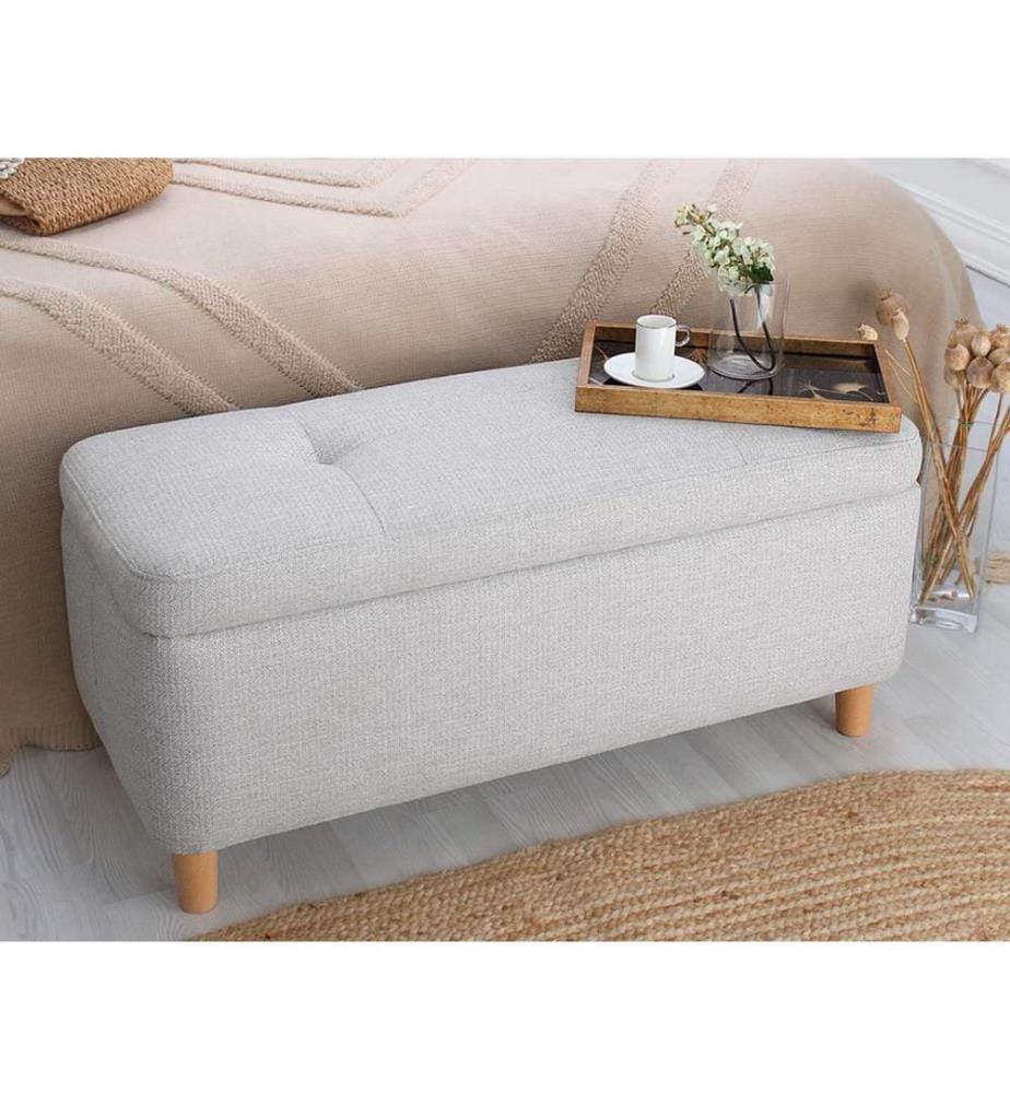 Sessel, Hellgrau, 50% Baumwolle / 50% Linen