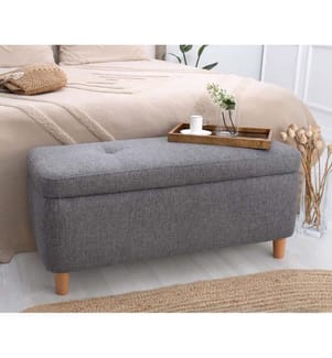 Sessel, Dunkelgrau, 50% Baumwolle / 50% Linen