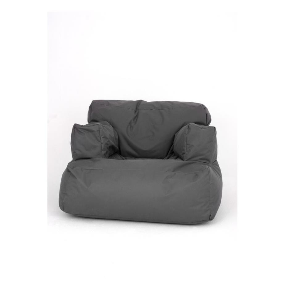 Sitzsack, Grau, 100% Polyester, Stoff: 100% Impertex