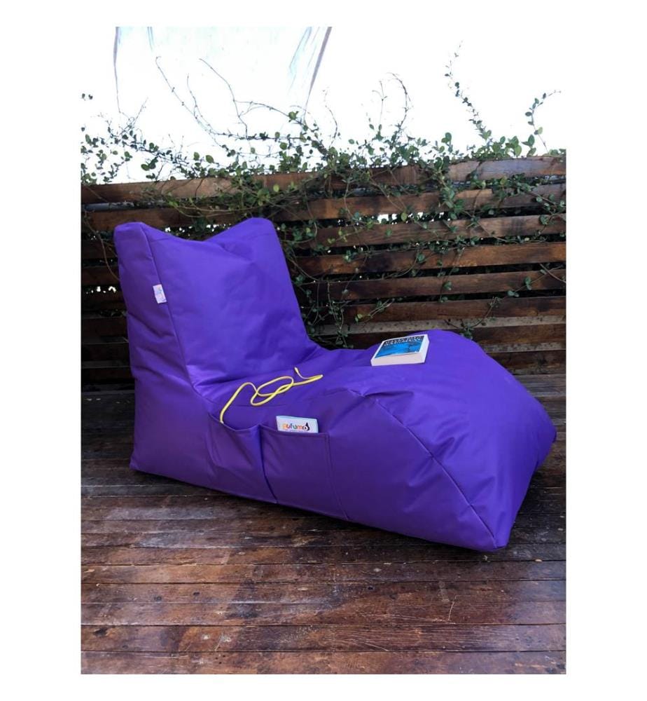 Sitzsack, Lila, 100% Polyester, Gewebe: 100% Impertex