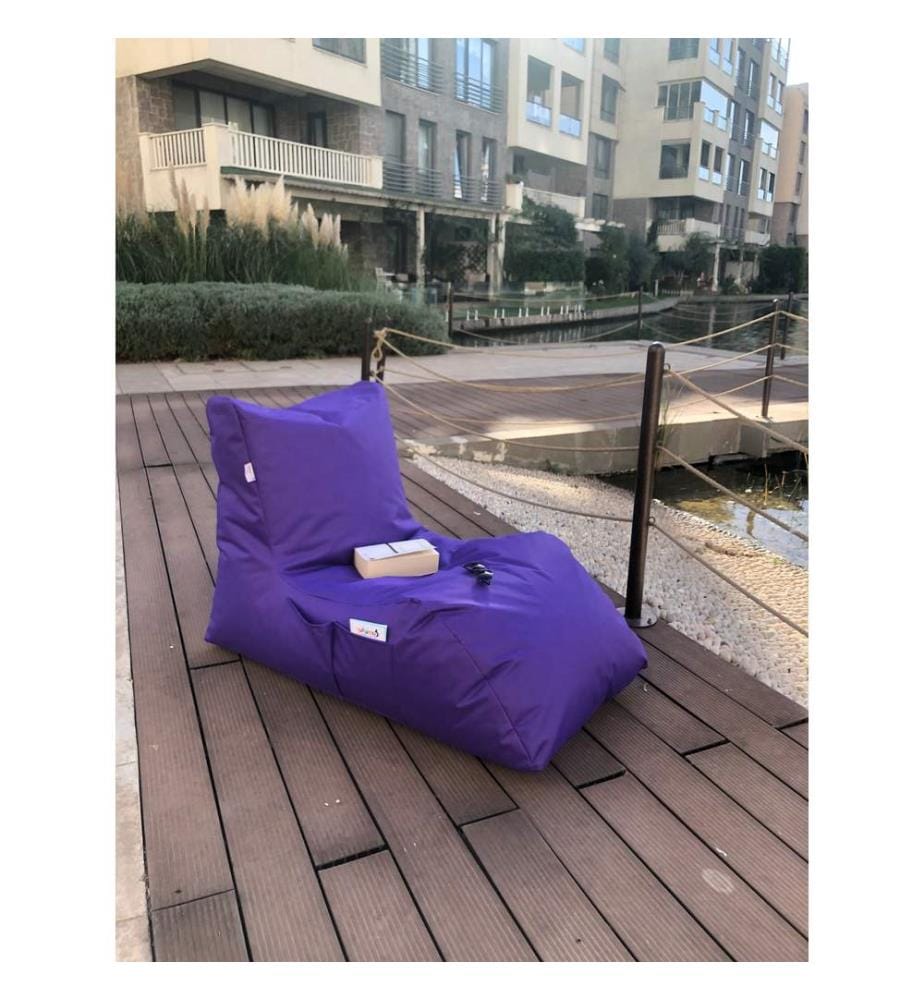 Sitzsack, Lila, 100% Polyester, Gewebe: 100% Impertex