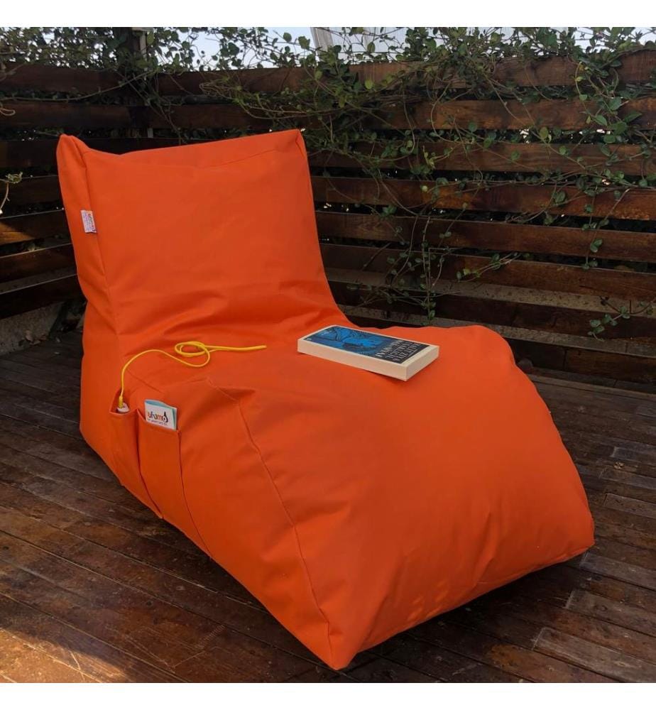 Sitzsack, Orange, 100% Polyester, Gewebe: 100% Impertex