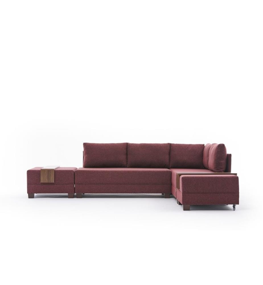 Claret,Red, Schlafsofas, Holz Rahmen , Faserplatten