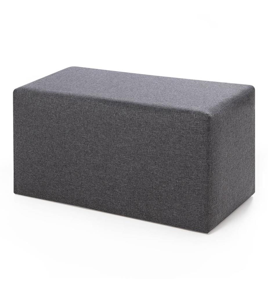 Grau, Sitzhocker, Buchenholz Rahmen , MDF