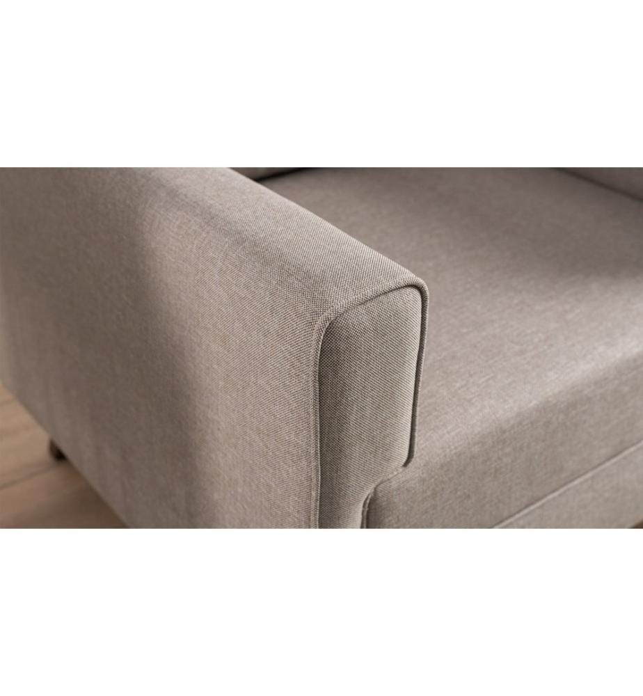 Crème, Canapé Lit, Bois Cadre , MDF