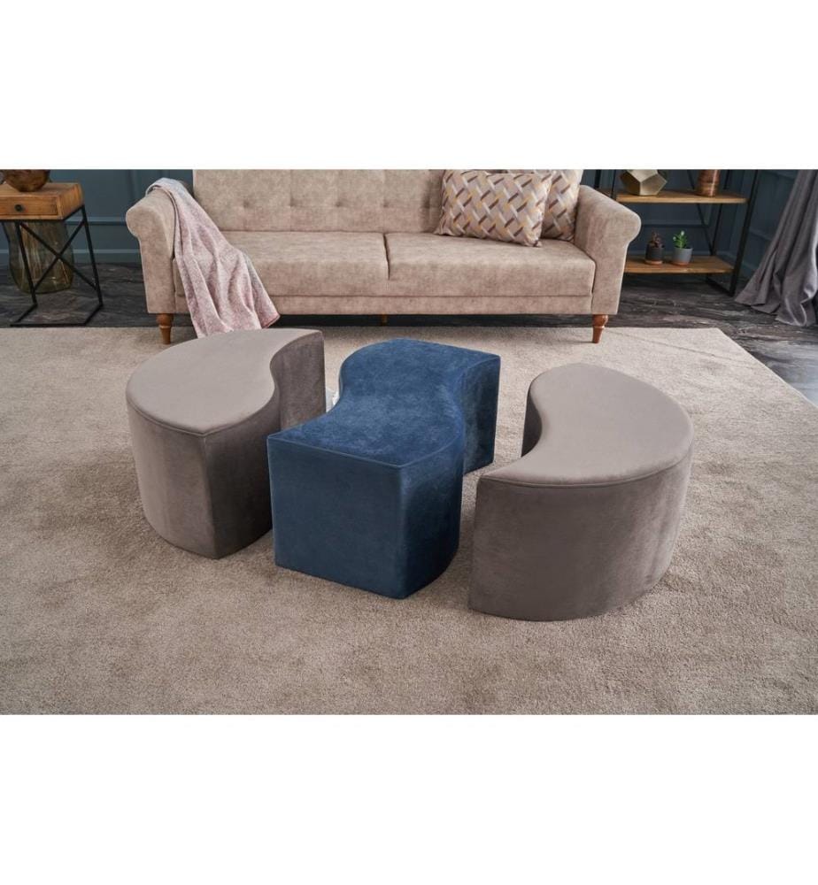 Nerz, Klassische Sitzsäcke, %100 Polyester & Velvet