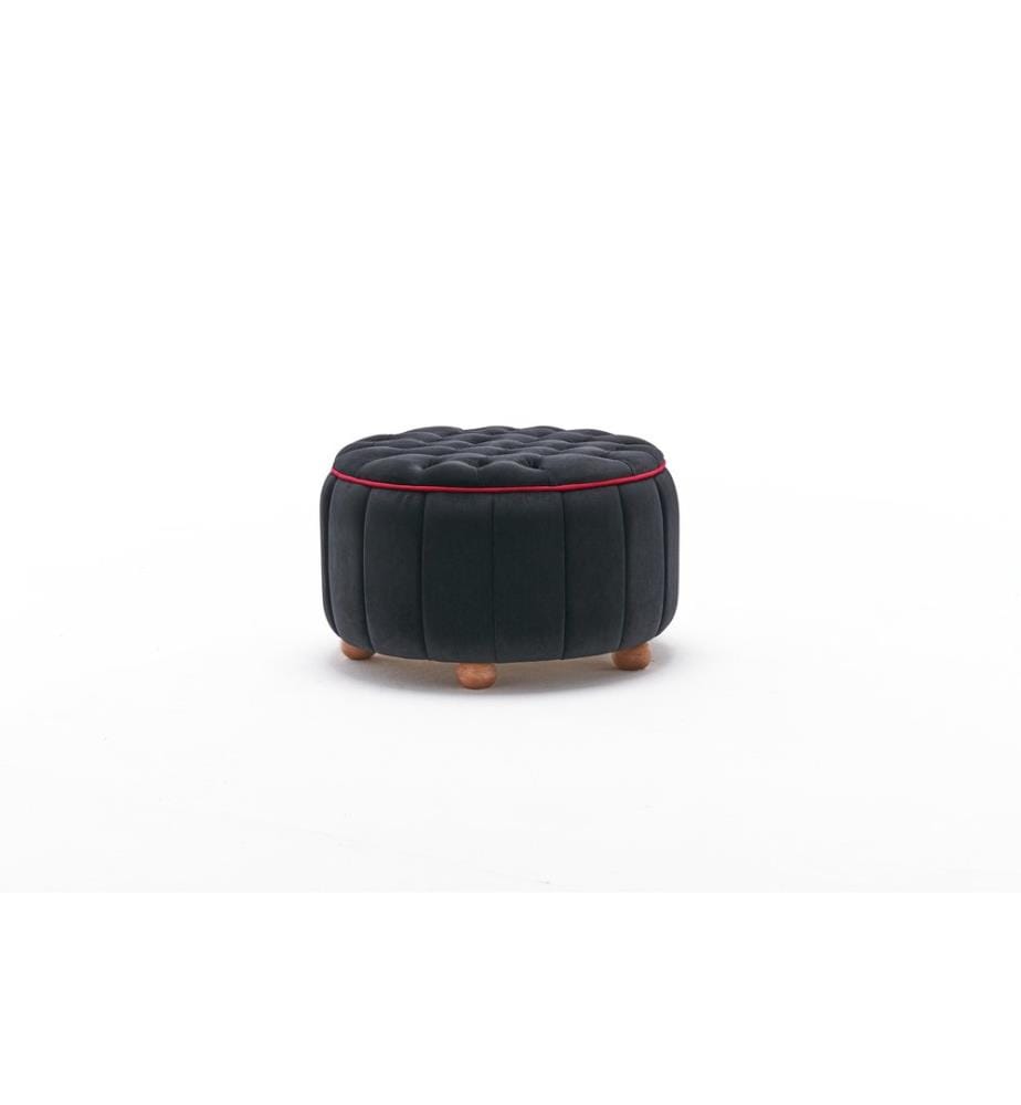 Noirs, Sacs De Haricots Classiques,% 100 Polyester Et Velours