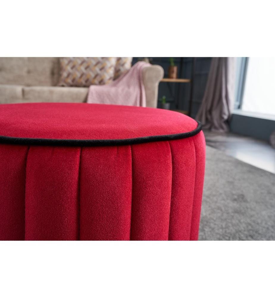 Rot, Klassische Sitzsäcke, %100 Polyester & Velvet