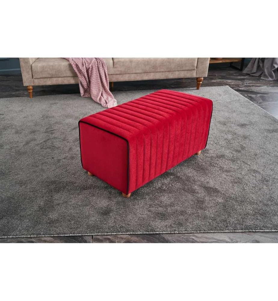 Red, Sacs De Haricots Classiques,% 100 Polyester & Velvet