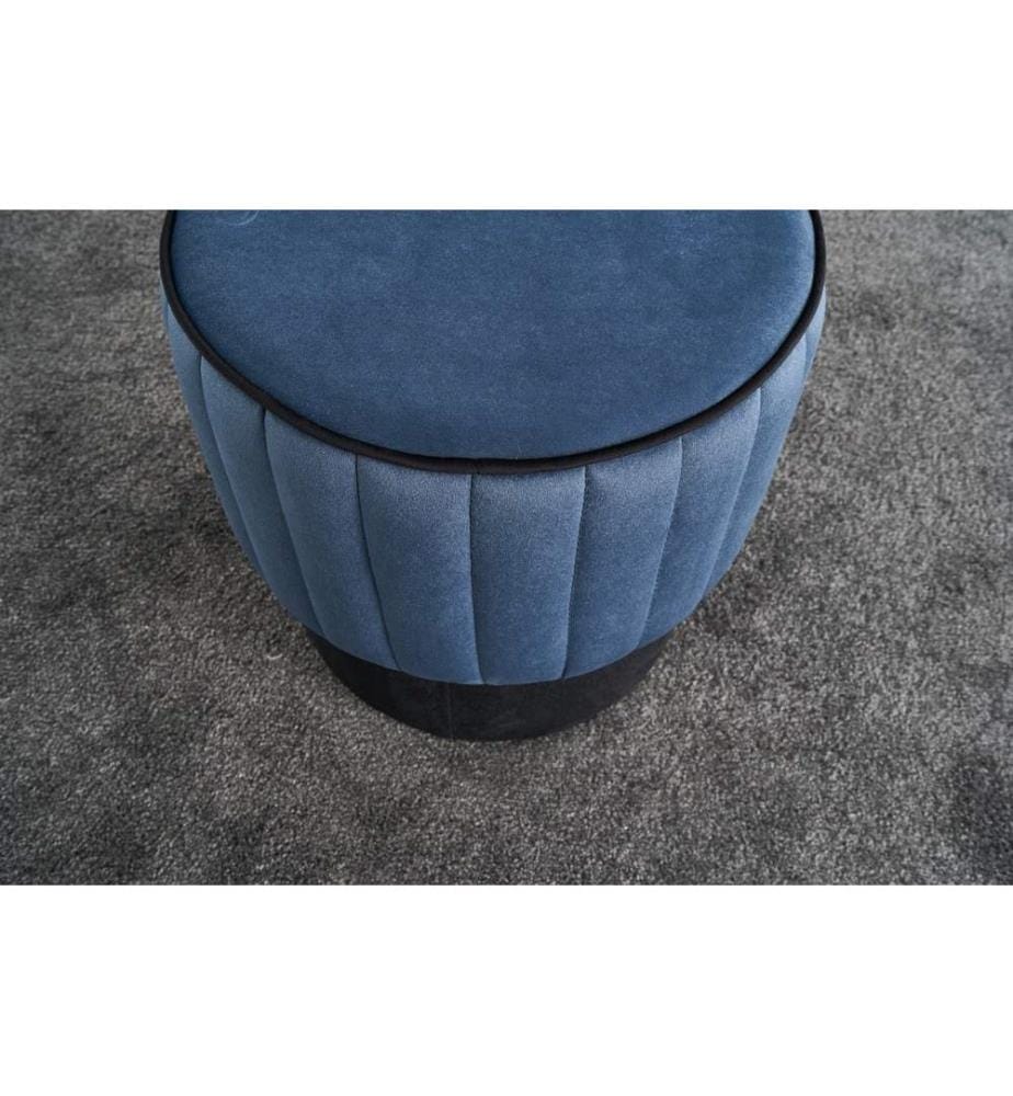 Bleu, Sacs De Haricots Classiques,% 100 Polyester Et Velours