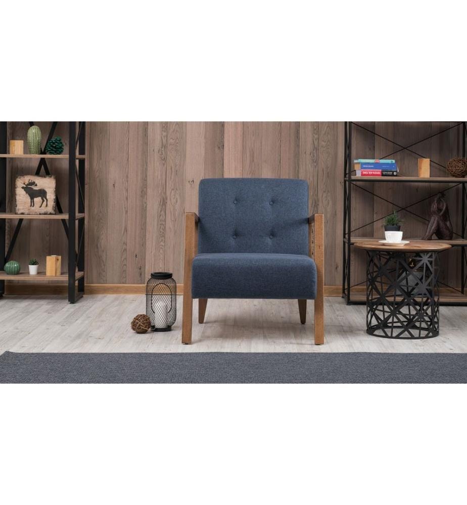 Blu, Sedia Da Bistrot,  Legno