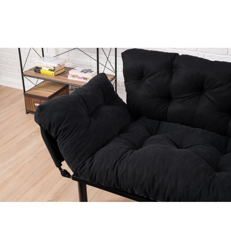Schwarz, Schlafsofas, Metal Rahmen