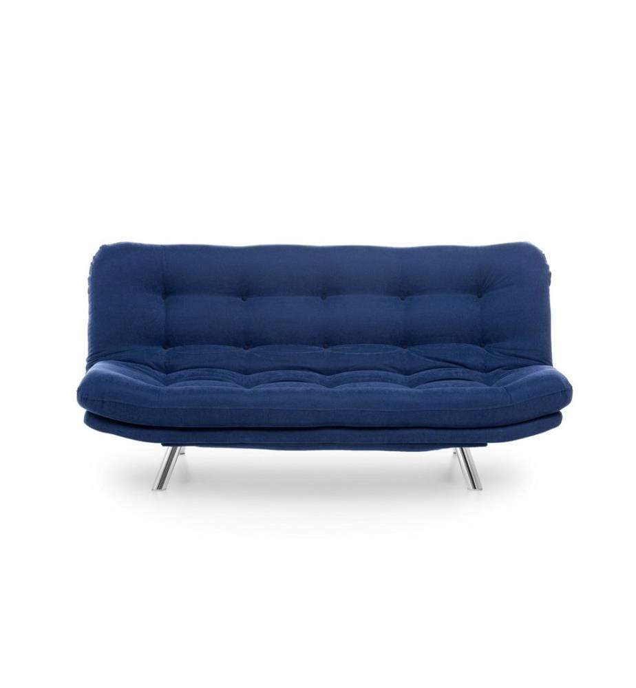 Navy,Blau, Schlafsofas, 400 Gr,M², Metal Rahmen