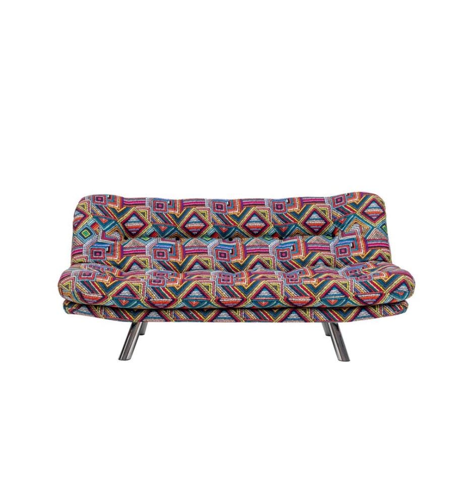 Multicolor, Metal Rahmen, 3 Sitz Sofa Bett