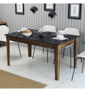 Couleur Noix, Noire, Tables Basses, 75X145X88 cm, Plaque De Particules Enrobée De Mélamine