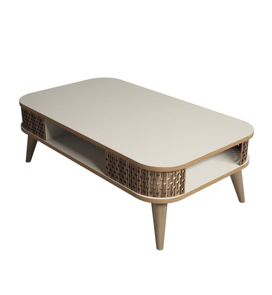 Sahne, Couchtische, 34,6X105X60 cm, Melaminbeschichtete Partikelplatte