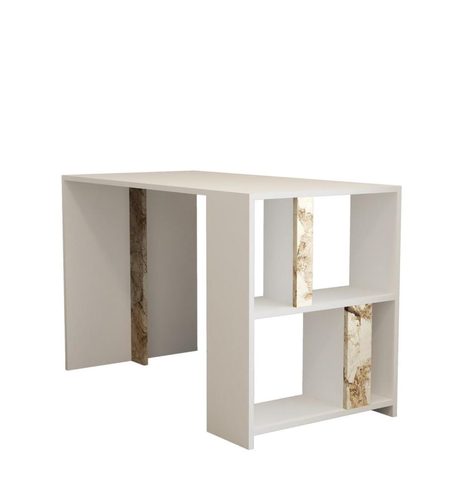 Weiss, Couchtische, 75,4X120X60 cm, Melaminbeschichtete Partikelplatte