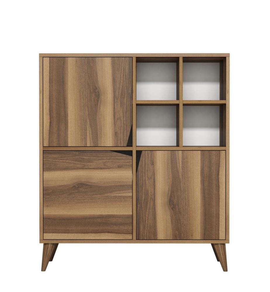 Multi Purpose Cabinet, Walnut, Melamine Coated Particle Board